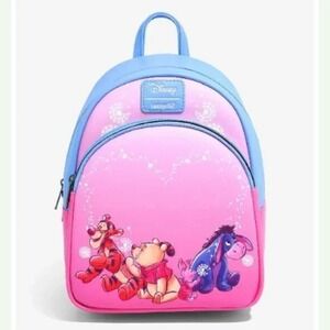 Loungefly Disney Winnie The Pooh Dandelion Heart‎ Mini Backpack